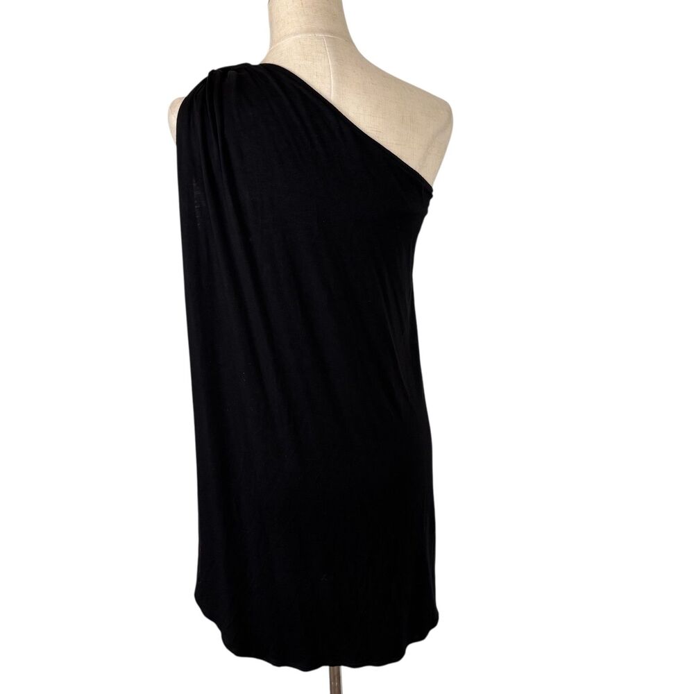 Pure & Simple Black One Shoulder Dress Layered Women's XS - Picture 2 of 6